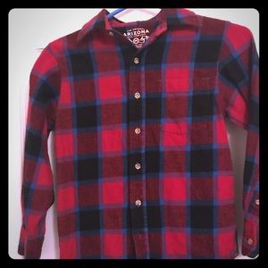 Gently used kids flannel